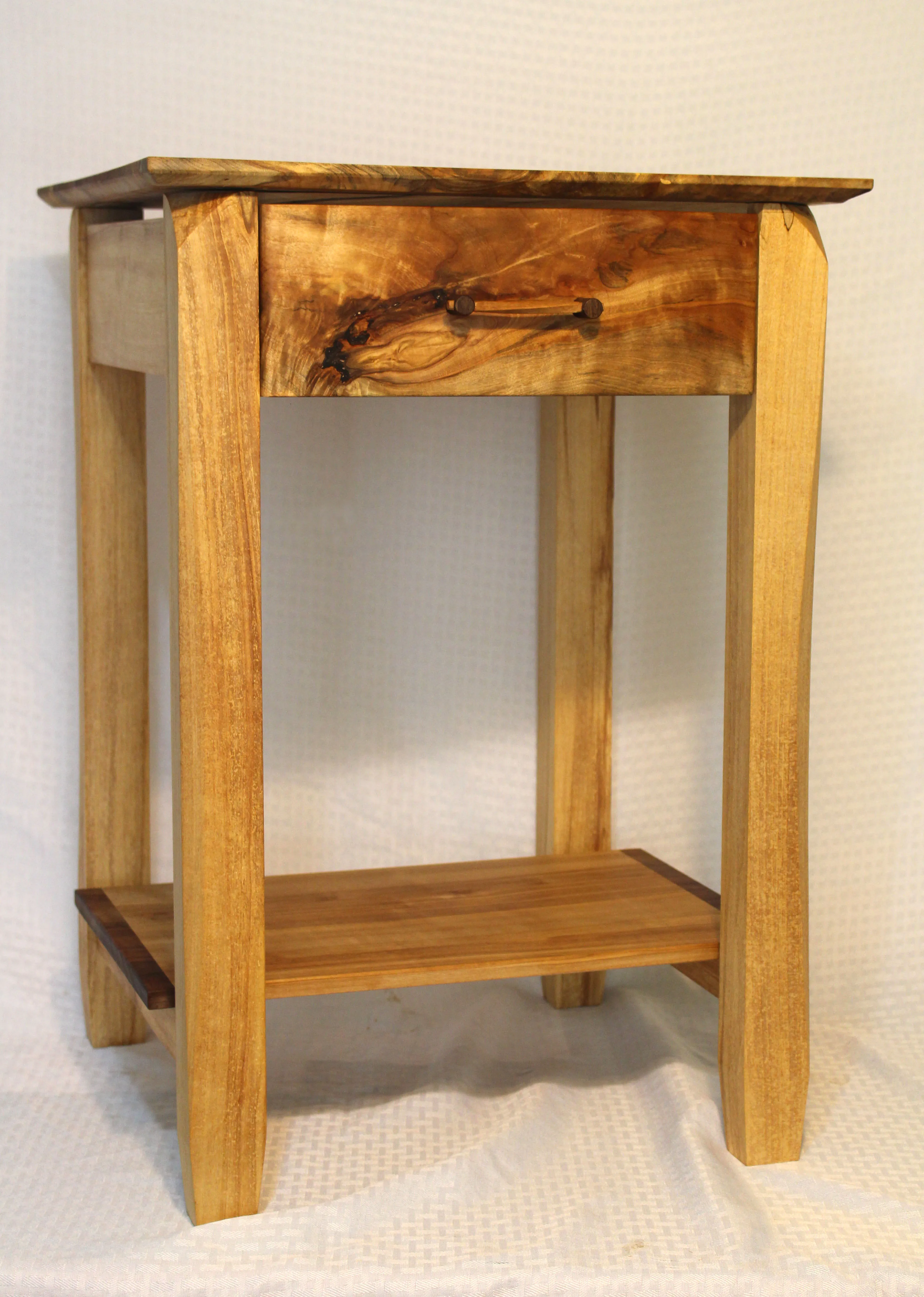 Birch nightstand